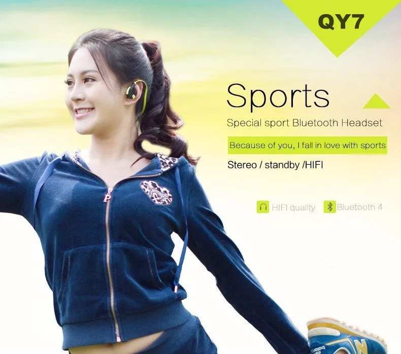 Fashion Sport Wireless Bluetooth 4.1 Earphones Mini Best Stereo Running Headset MP3 Music Headphones For Smart Phone