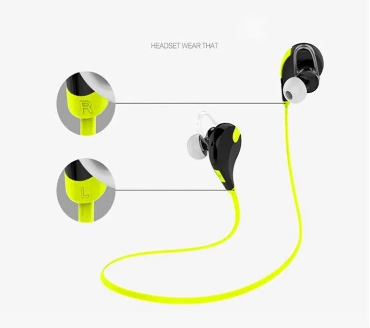 Fashion Sport Wireless Bluetooth 4.1 Earphones Mini Best Stereo Running Headset MP3 Music Headphones For Smart Phone