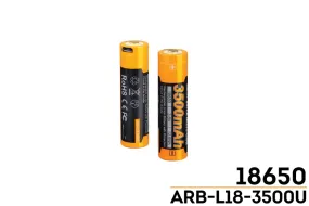 Fenix Arb-L18 3500 USB Rechargeable Li-ion 18650 Battery