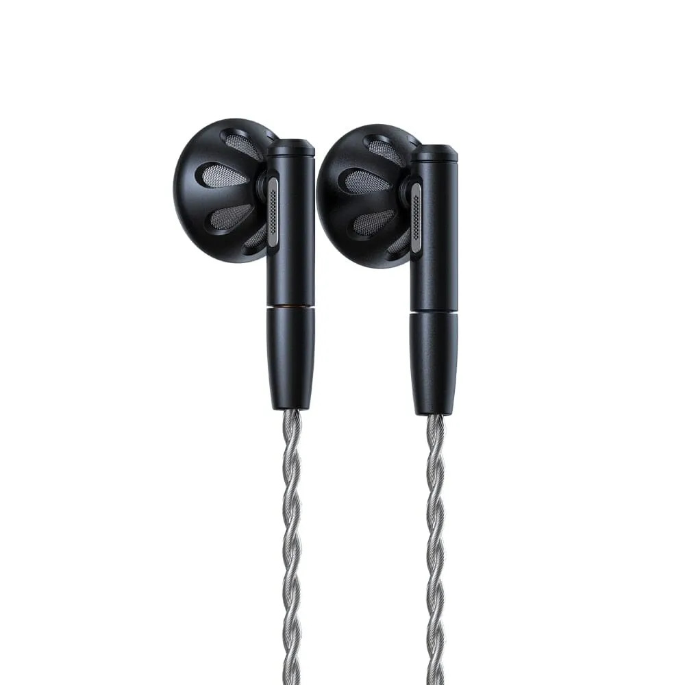 FiiO FF5 Carbon-based 14.2mm Dynamic Driver Earbuds Alumium Shell With 3.5mm/4.4mm MMCX Cable