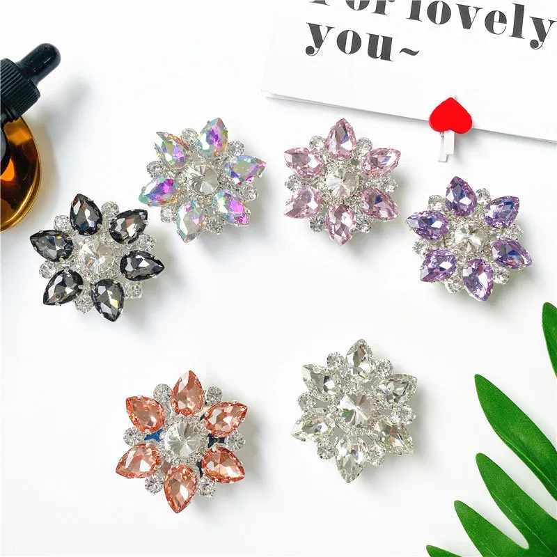 Flower Rhinestone Phone Gripper