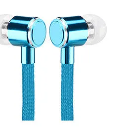 FORNORM 3.5mm Wired Colorful Earphone With Microphone Braided Shoelace Earbuds Sweatproof  Earphone for Iphone Exercise