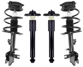 Front Complete Struts Assembly & Rear Complete Shocks For Nissan Quest 11-2017