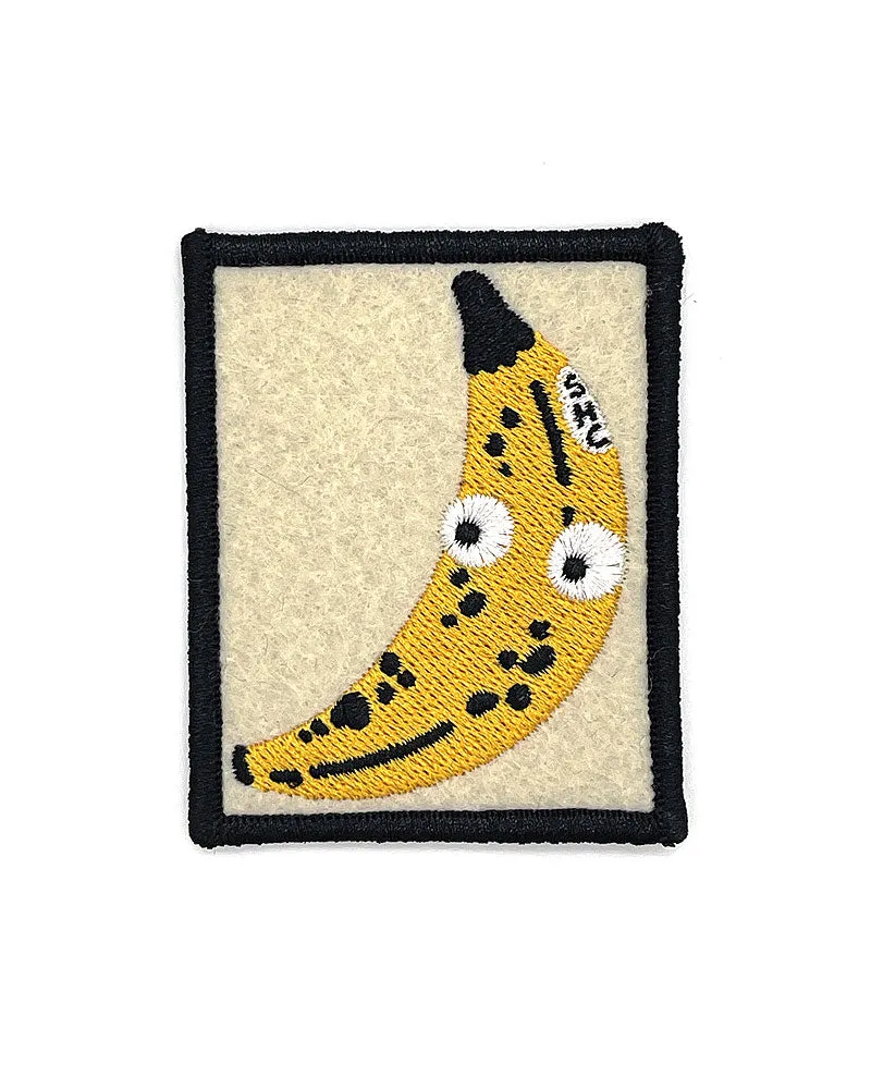 Googly Eyes Banana Small Sticky Patch