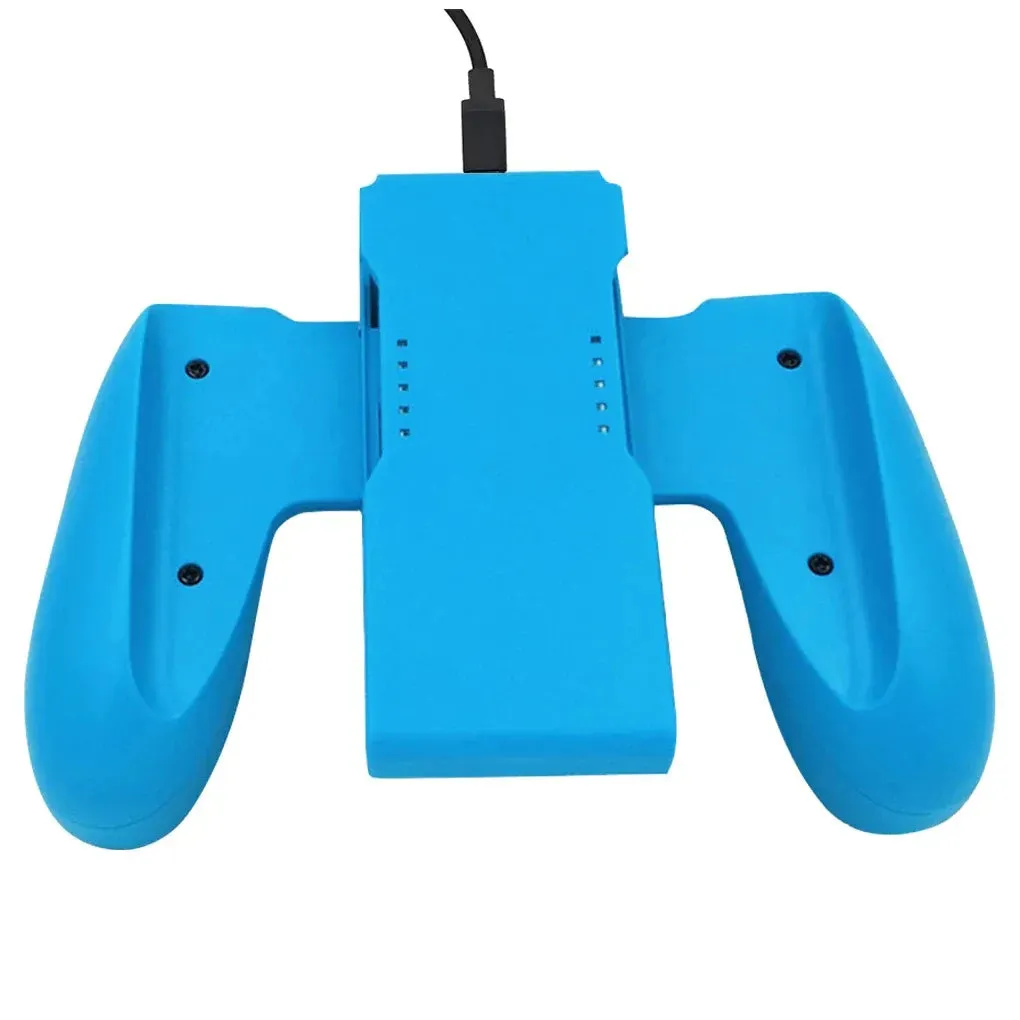 Grip Handle for Nintendo Switch With Charging Function: Play and Charge, Great For Long Games