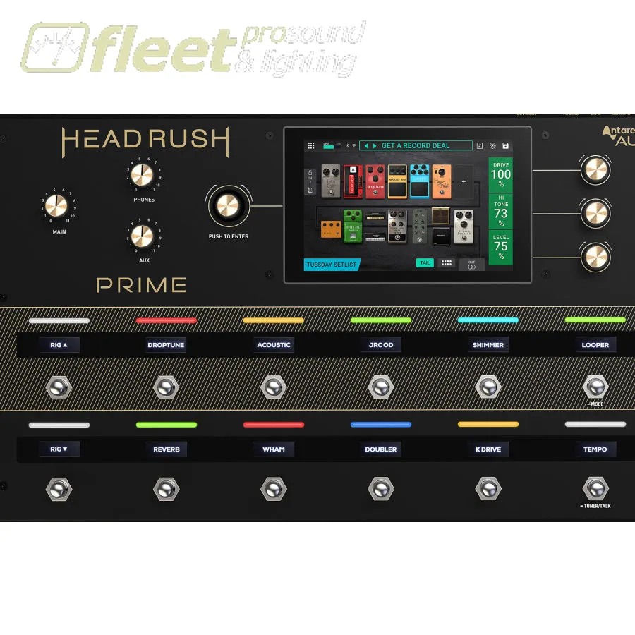 HeadRush Prime Guitar Multi-Effect/Amp Modeler/Vocal Processor and IR loading