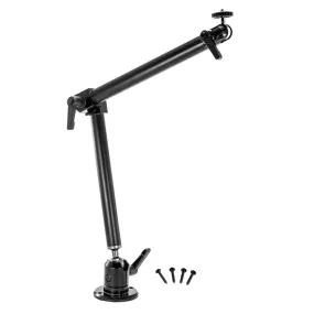 Heavy-Duty Drill-Base Camera Mount with 22" Adjustable Arm