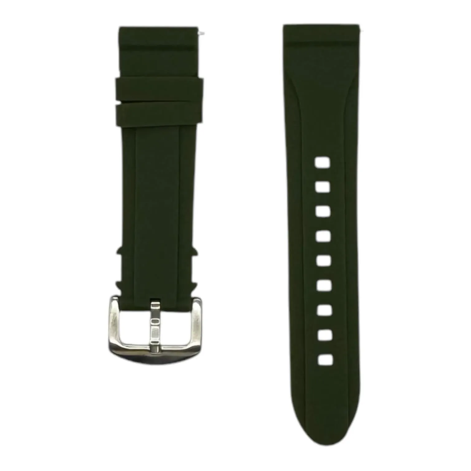 Heritage Elite Premium Silicone Watch Straps with the Fossil Traditional 22mm Range