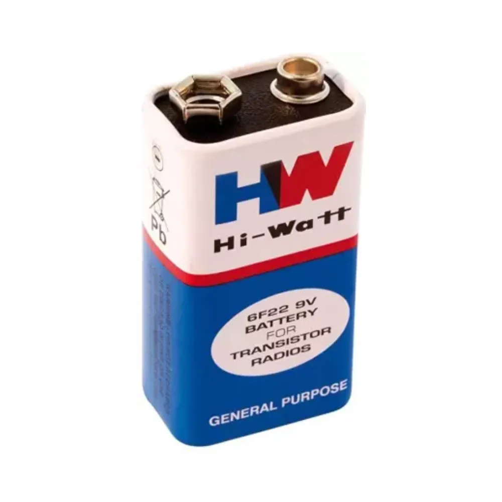 Hi-Watt 9V Battery (Pack of 10)