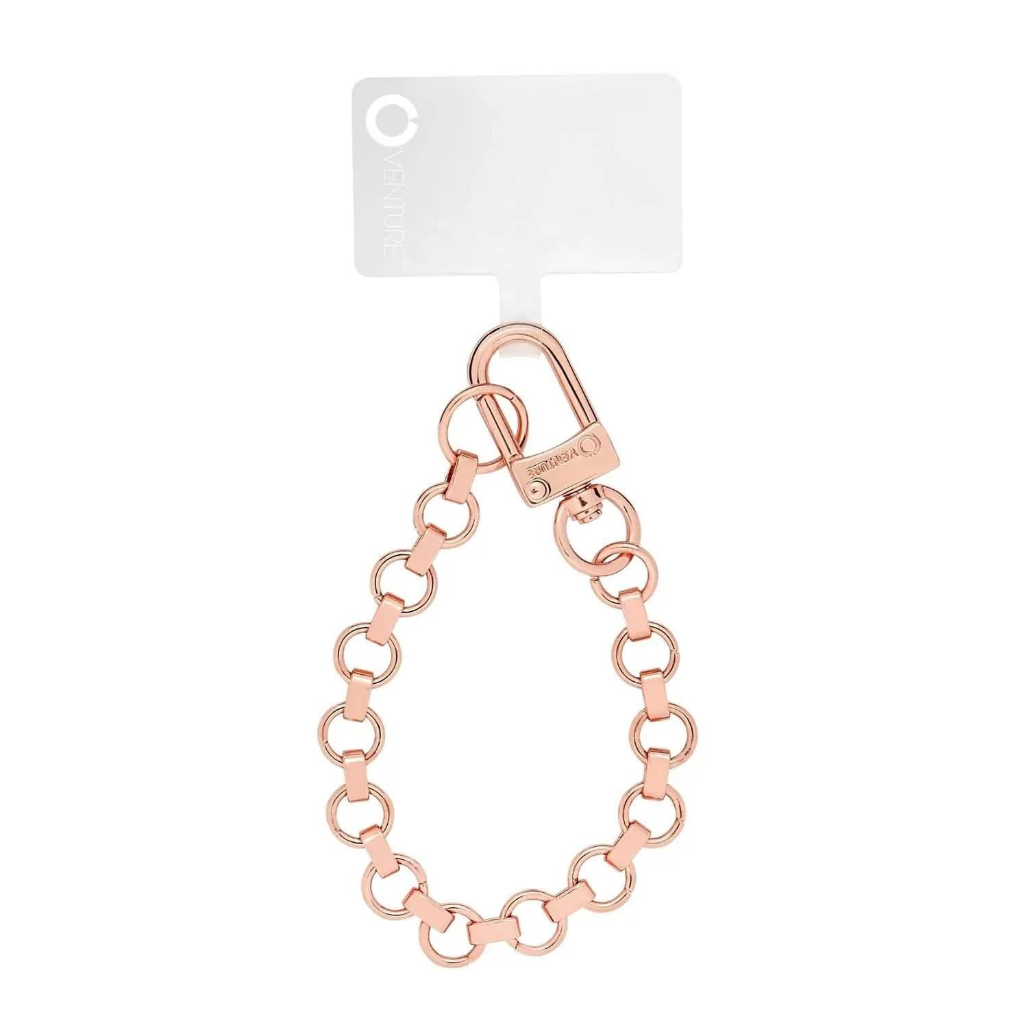 Hook Me Up Hands-Free Phone Wristlet Chain - Rose Gold