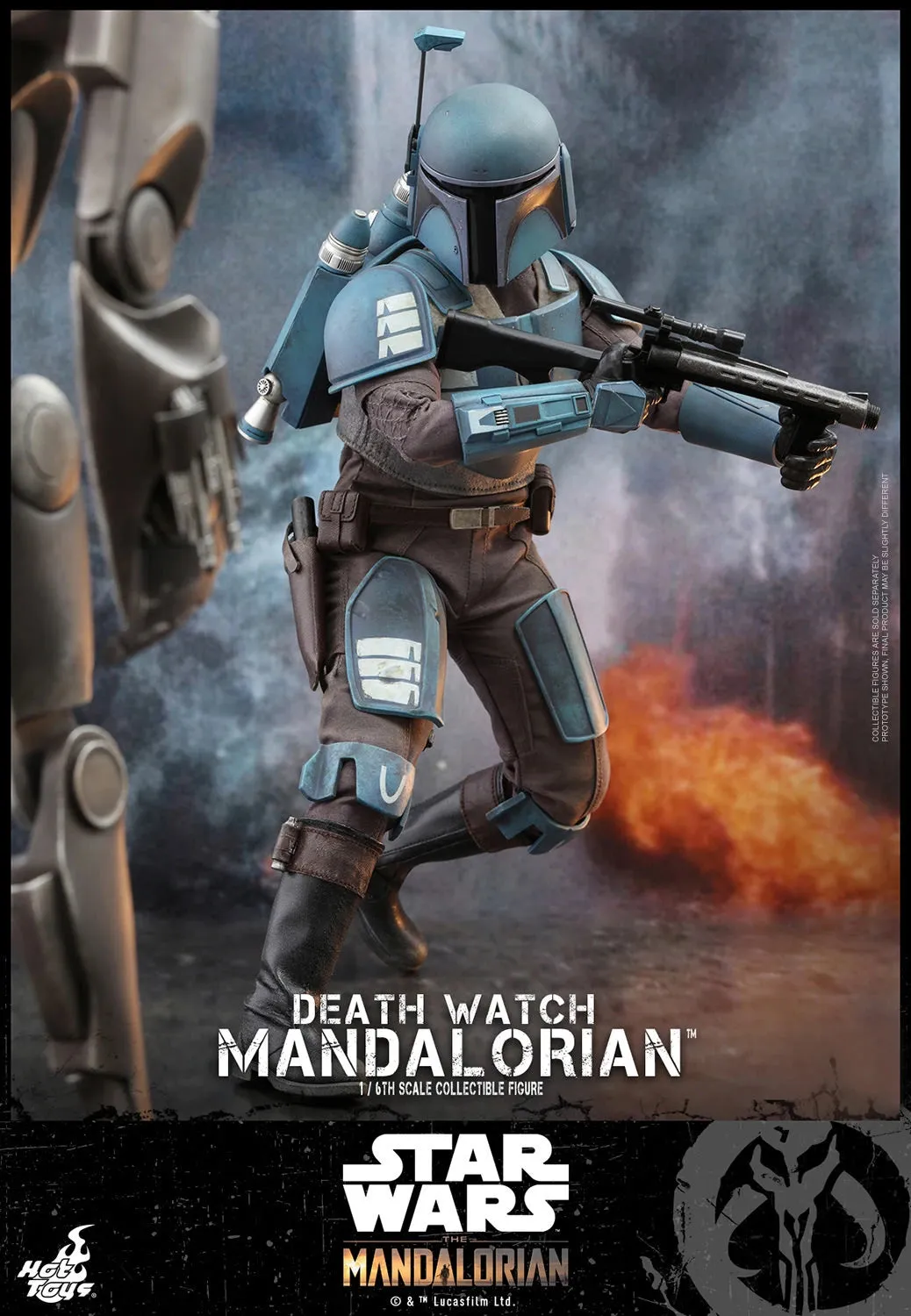 HOT TOYS STAR WARS THE MANDALORIAN DEATH WATCH MANDALORIAN 1/6 TMS026