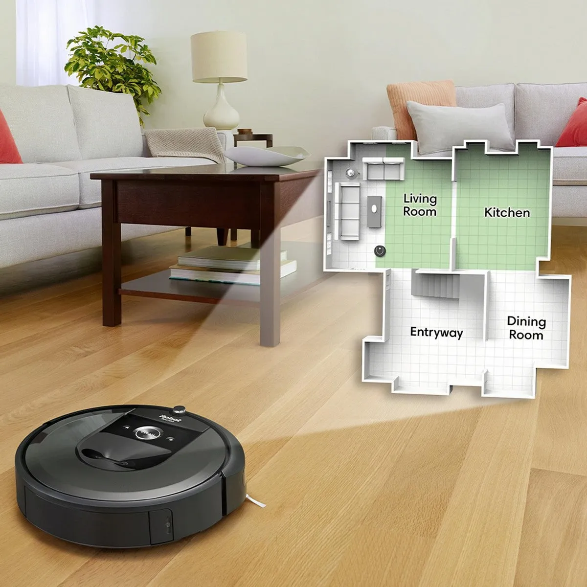 iRobot® Roomba® i7 Wi-Fi 聯網掃地機器人