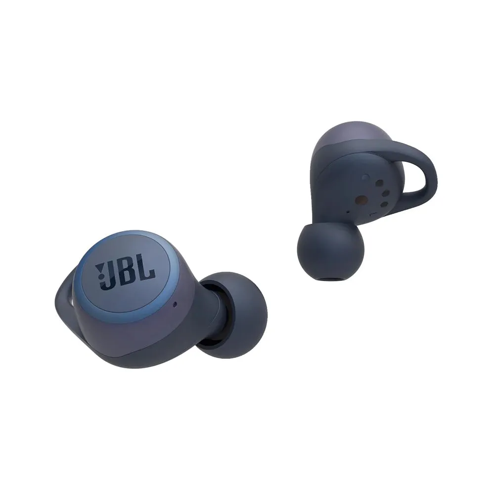 JBL Live 300 TWS True Wireless Bluetooth Earbuds with 20Hr Total Playtime, IPX5 Water Resistance and Alexa Voice Support for Mobile Phones and Music Players (Black, Blue, Purple, White)