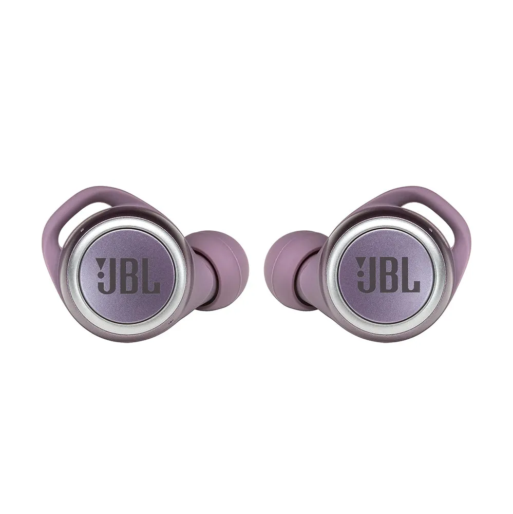 JBL Live 300 TWS True Wireless Bluetooth Earbuds with 20Hr Total Playtime, IPX5 Water Resistance and Alexa Voice Support for Mobile Phones and Music Players (Black, Blue, Purple, White)