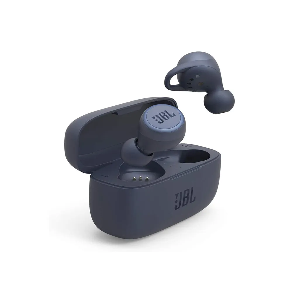 JBL Live 300 TWS True Wireless Bluetooth Earbuds with 20Hr Total Playtime, IPX5 Water Resistance and Alexa Voice Support for Mobile Phones and Music Players (Black, Blue, Purple, White)