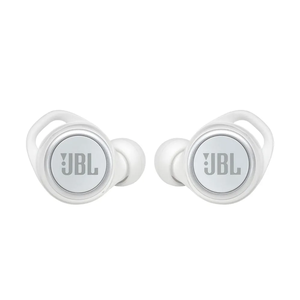 JBL Live 300 TWS True Wireless Bluetooth Earbuds with 20Hr Total Playtime, IPX5 Water Resistance and Alexa Voice Support for Mobile Phones and Music Players (Black, Blue, Purple, White)