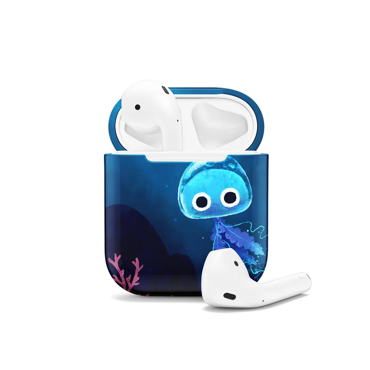 Jellyfish AirPods Case AirPods Pro AirPods Pro 2 AirPods 3 AirPods 2 Glossy 1256