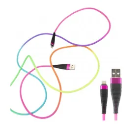 Juice Bank Charge & Sync Cable 2m Rainbow - Lightening to USB