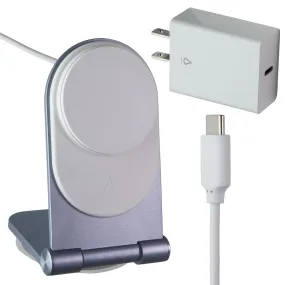 LBT Mag Stream (15W) MagSafe Desktop Stand w/(20W) PD Wall Charger - Sierra Blue