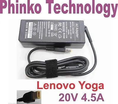 Lenovo ThinkPad G405 90W 20V 4.5A USB Tip Compatible Laptop AC Adapter Charger