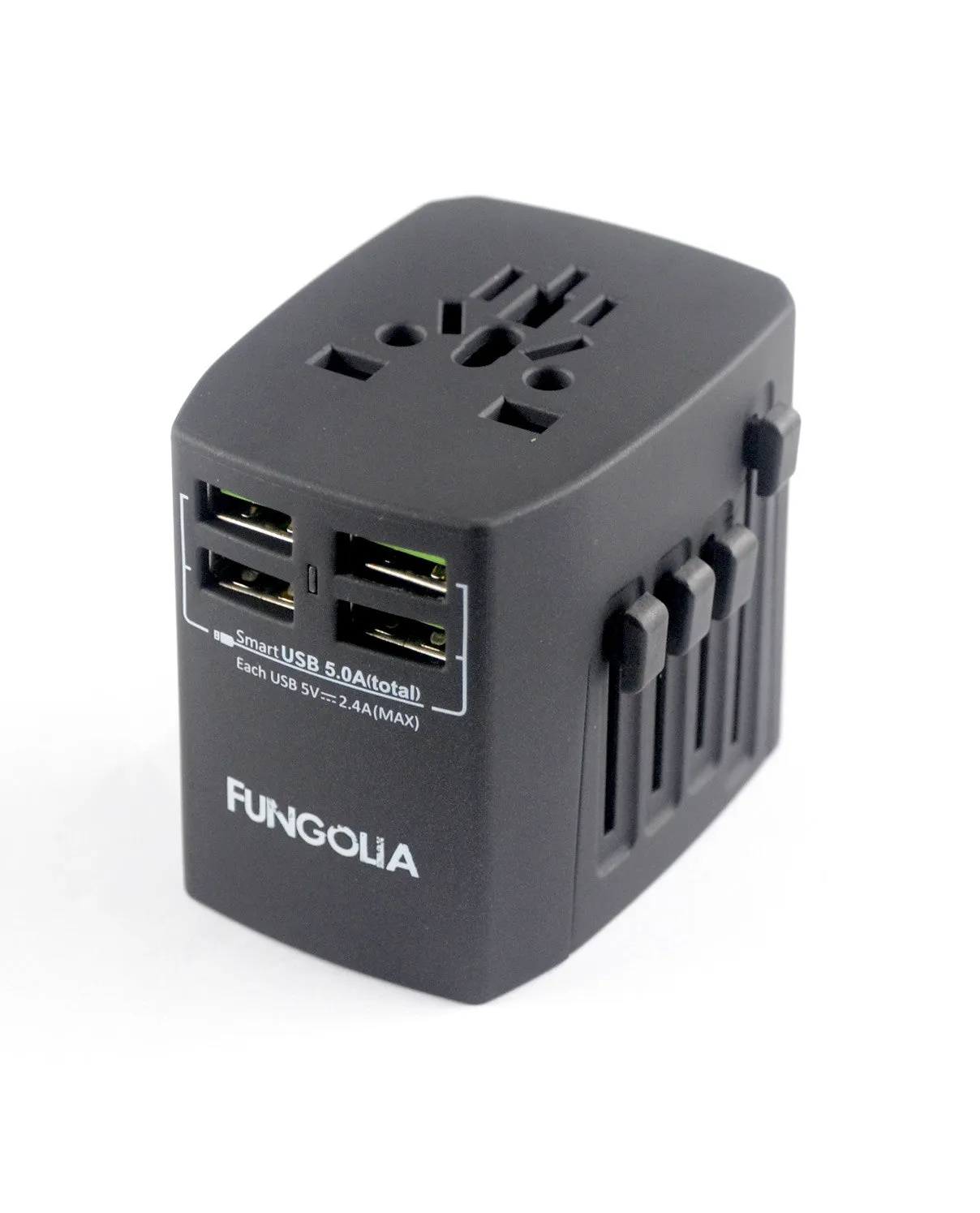 <A 000a001m09c> Fungolia Ultimate Charging Kit - Black (Pouch Adaptor Extension Cord Charger)