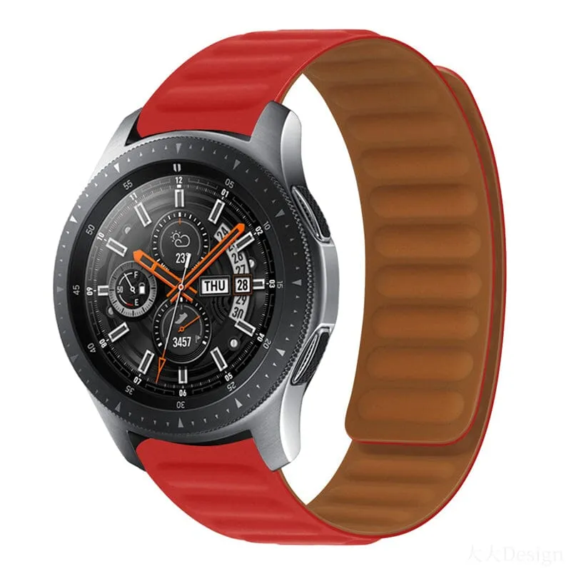 Magnetic Silicone Watch Straps Compatible with the Oppo Watch 2 42mm