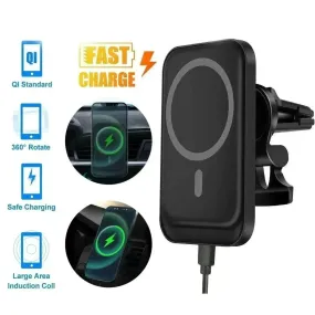 Magnetic Wireless Car Vent Phone Holder   Fast Charger