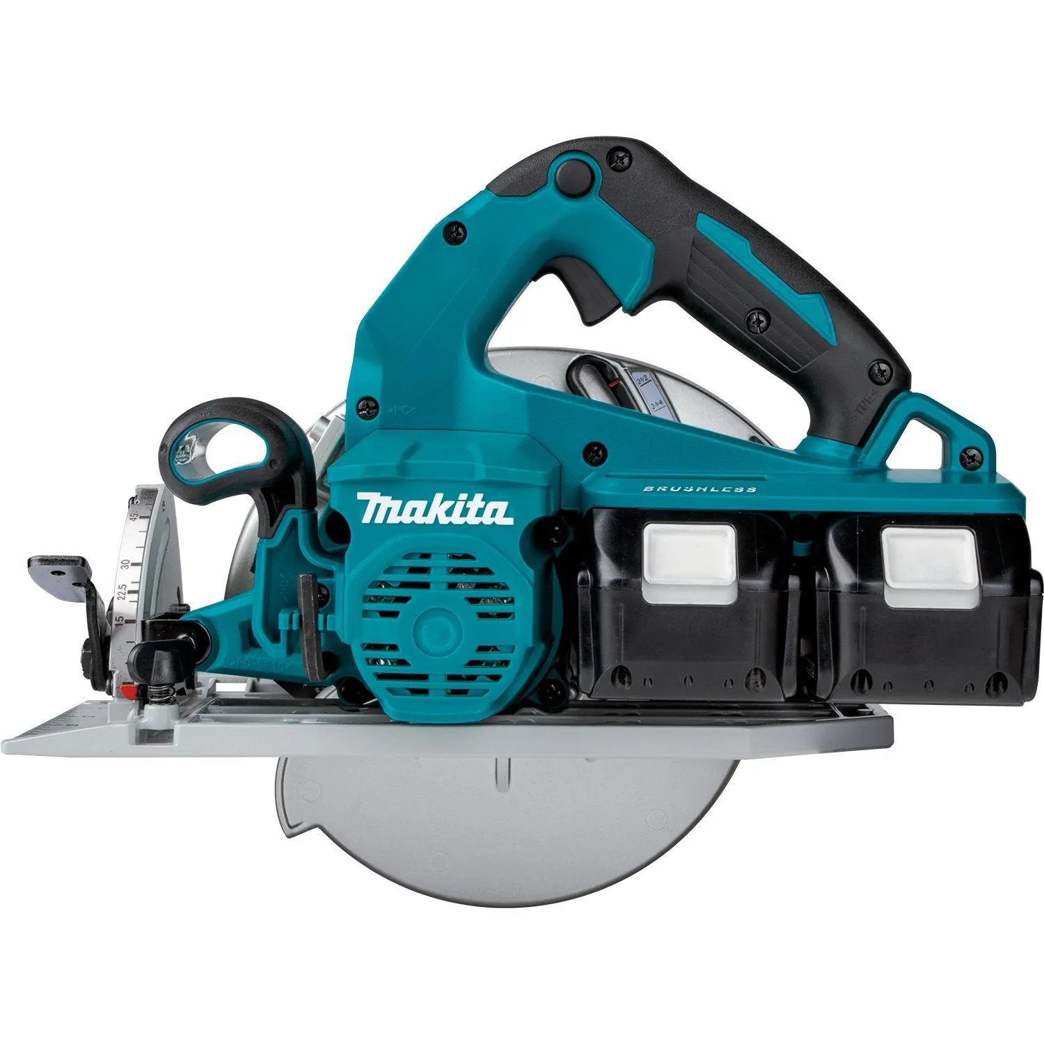 Makita (XSH06PT) 36V (18V X2) LXT® Brushless 7-1/4" Circular Saw Kit, blade right, dual port charger, bag (5.0Ah)