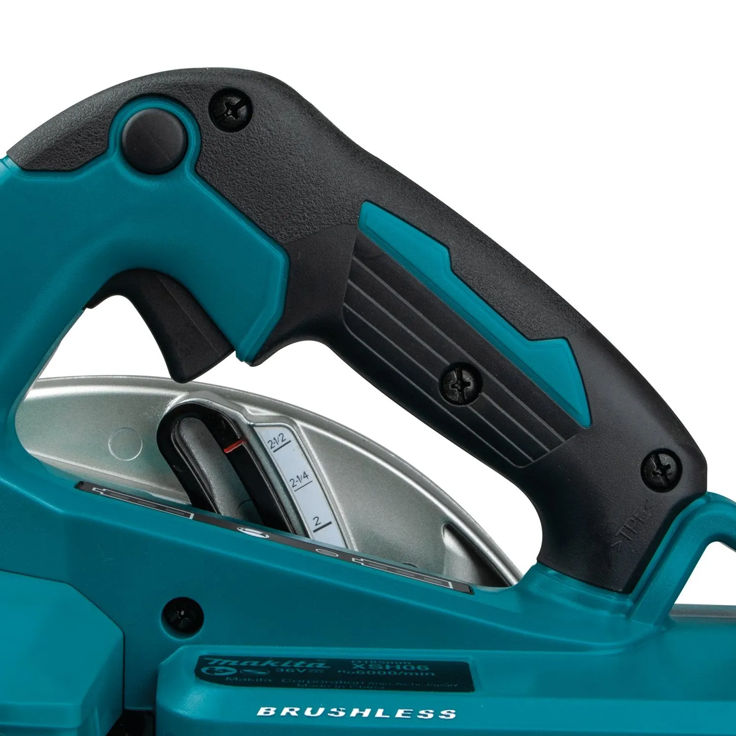 Makita (XSH06PT) 36V (18V X2) LXT® Brushless 7-1/4" Circular Saw Kit, blade right, dual port charger, bag (5.0Ah)