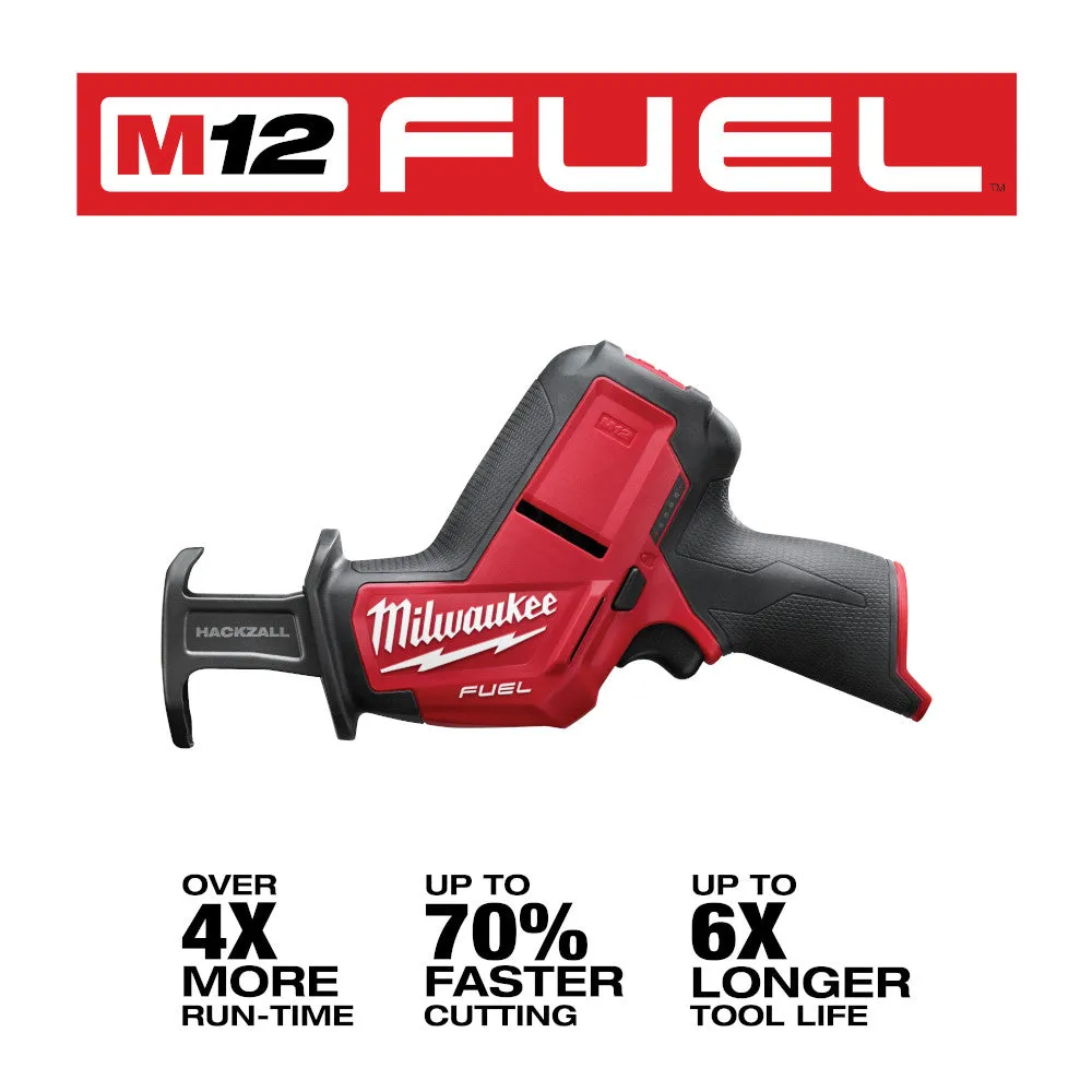 Milwaukee 2520-20x5HO M12 FUEL 12V HACKZALL Recip Saw w/ 5AH Battery