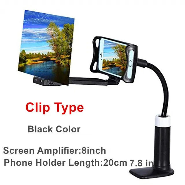 Mobile Phone Screen Amplifier Desktop Phone Holder for For iPhone XS MAX Galaxy 4.5-7.0 inch Phone screen Magnifier 3D HD Movie