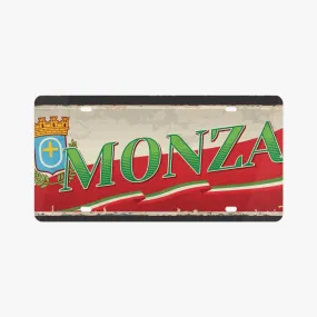 Monza License Plate Italian Style