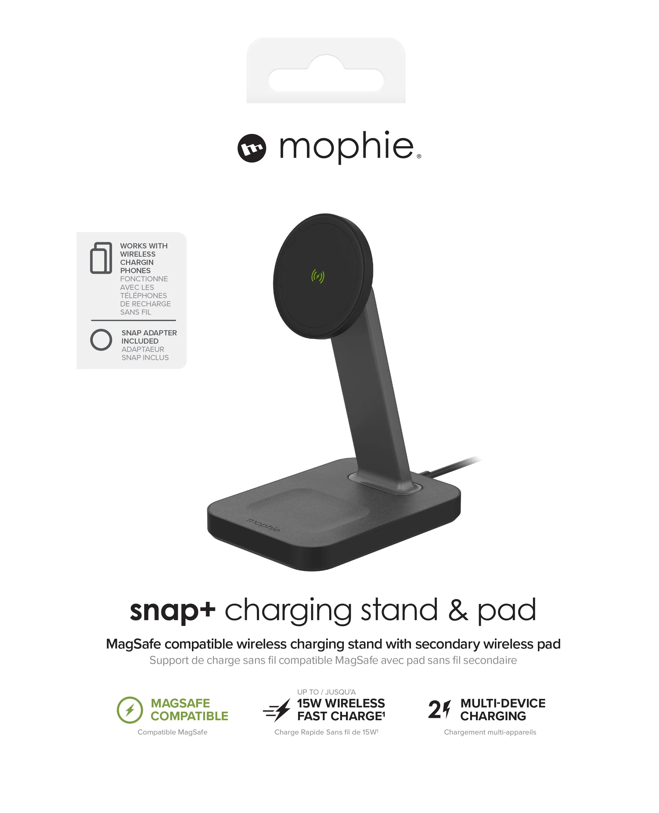 Mophie Snap  Stand & Pad Black