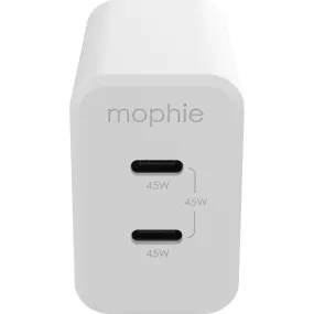 Mophie Speedport 45W Dual Port USB-C GaN Wall Charger