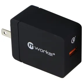 mWorks! mPOWER! QC 3.0 Single USB Wall Charger - Black (AC25N20E)