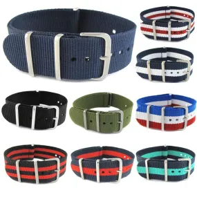 Nato Nylon Watch Straps Compatible with the Huawei Watch 2