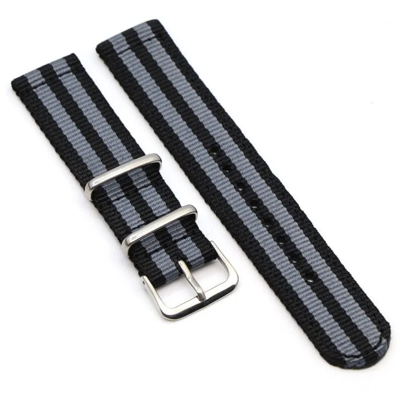 Nato Nylon Watch Straps Compatible with the Oppo Watch 46mm