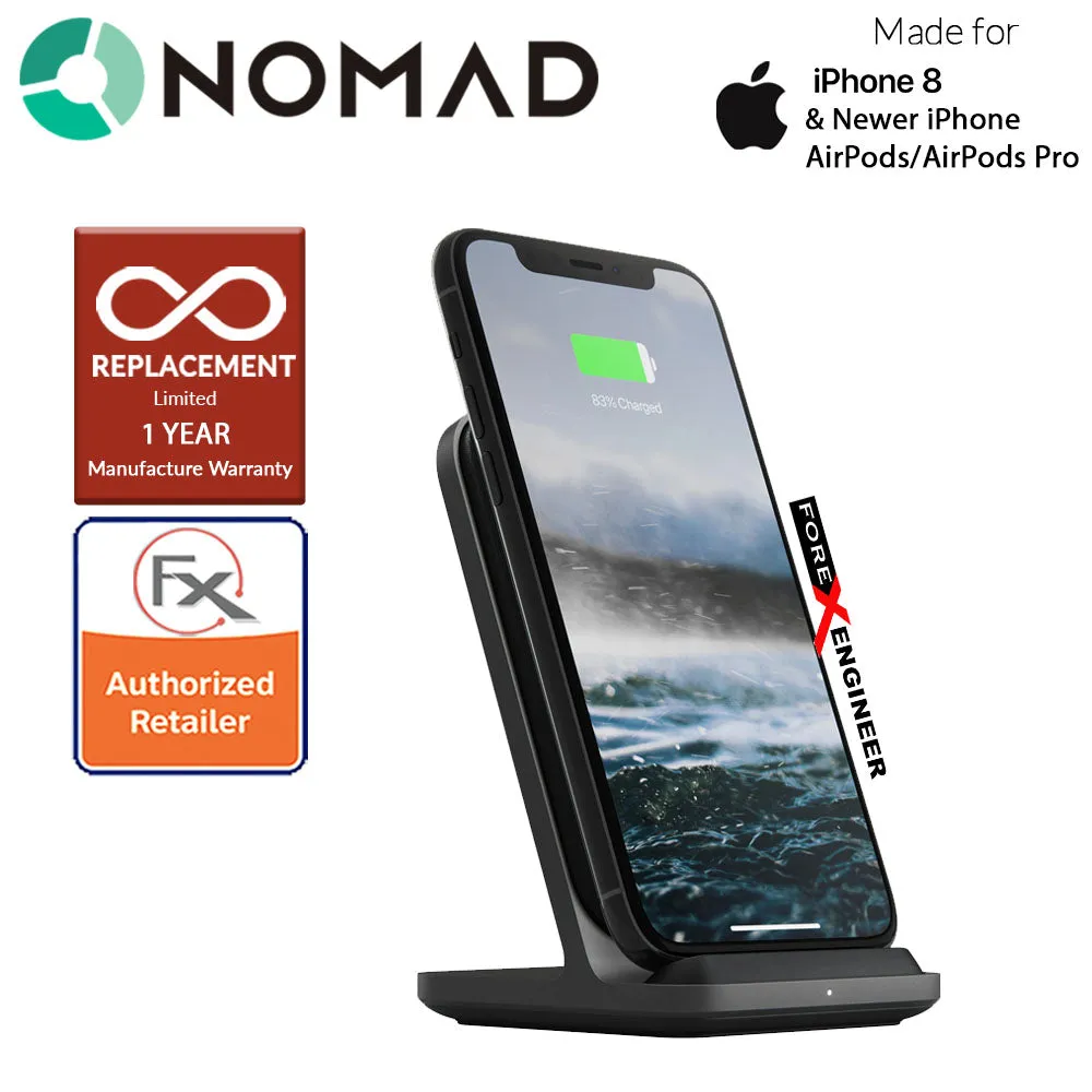 Nomad Base Station Stand Edition - 10W wireless charging - Black ( Barcode: 856500018294 )