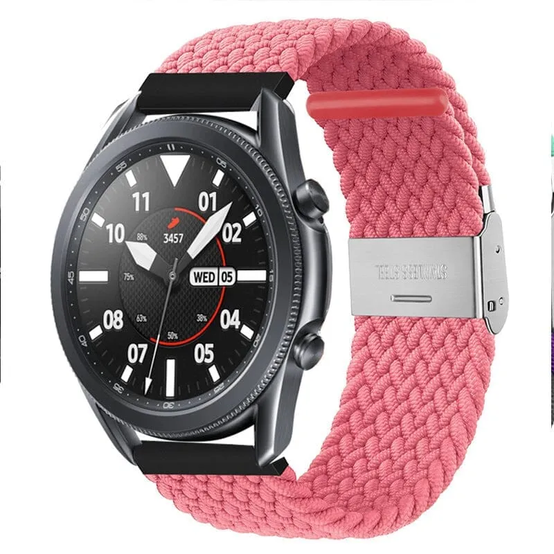 Nylon Braided Loop Watch Straps Compatible with the Samsung Galaxy Watch 6 Classic (43mm)