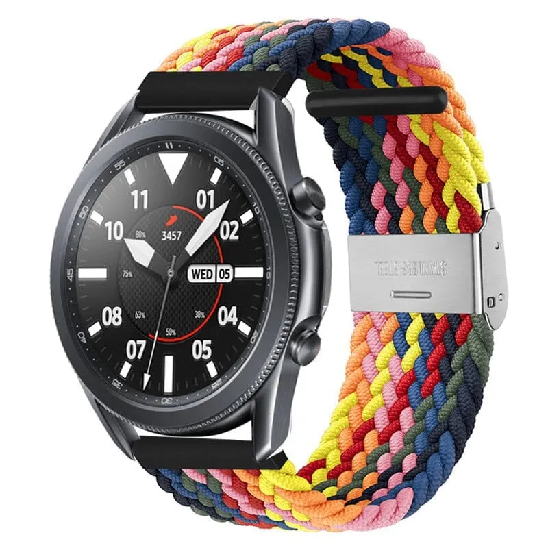 Nylon Braided Loop Watch Straps Compatible with the Samsung Galaxy Watch 6 Classic (43mm)