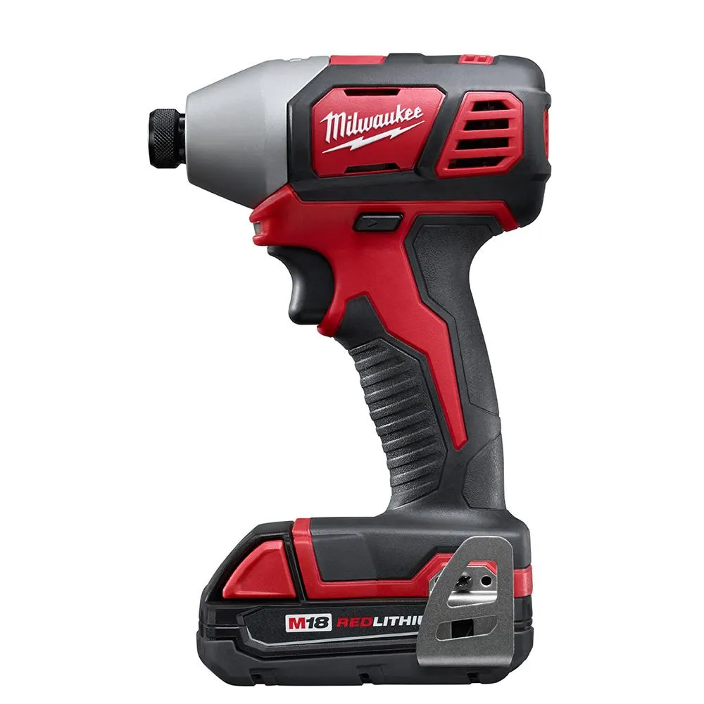 Open Box -  Milwaukee 2691-22 Compact Drill and Impact Driver Combo Kit 18-Volt