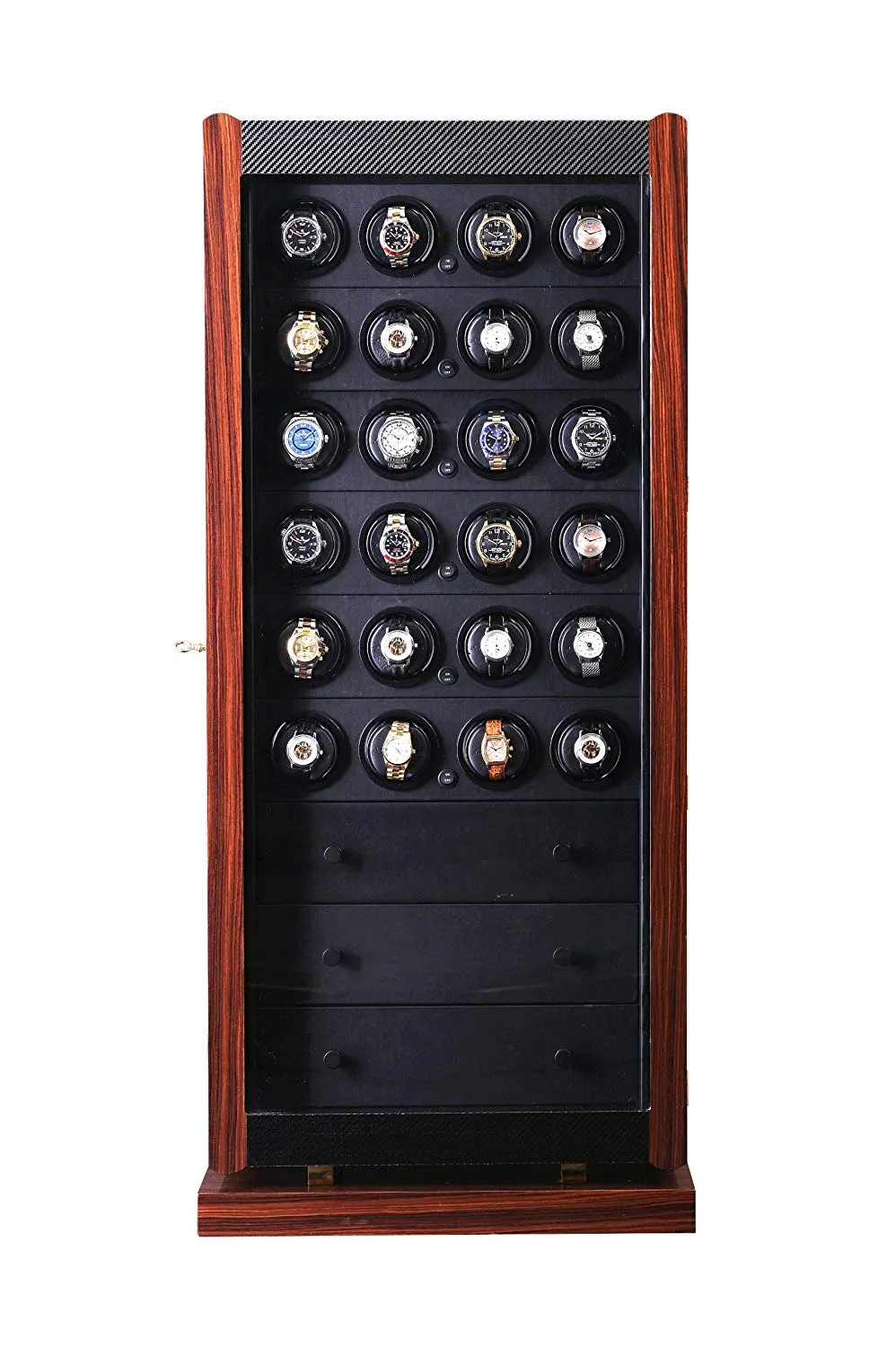 Orbita - Avanti 36 Watch Winder | Macassar/Carbon