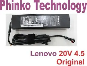 Original Genuine AC Adapter Charger for LENOVO G570 Series, 20V 4.5A