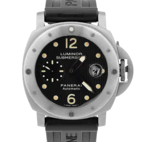 Panerai Luminor Submersible PAM 25 Automatic Titanium 44mm Date Watch PAM00025