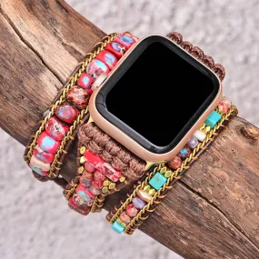 Passionate Fuchsia  Bohemian Wrapsody Bracelet Band For Apple Watch