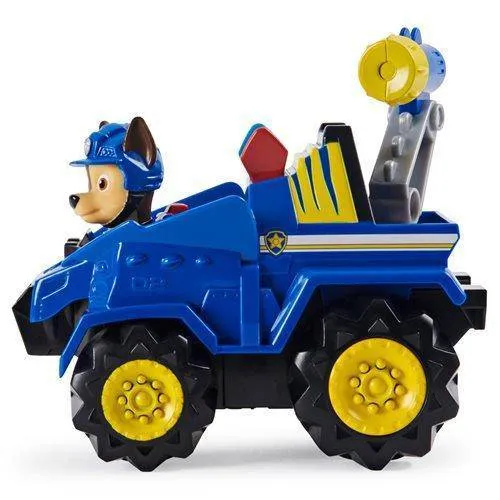 PAW Patrol Dino Rescue Deluxe Rev-Up Vehicle and Figure - Chase