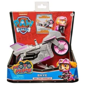 PAW Patrol Moto Pups Skye's Deluxe Pull Back Motorcycle Vehicle