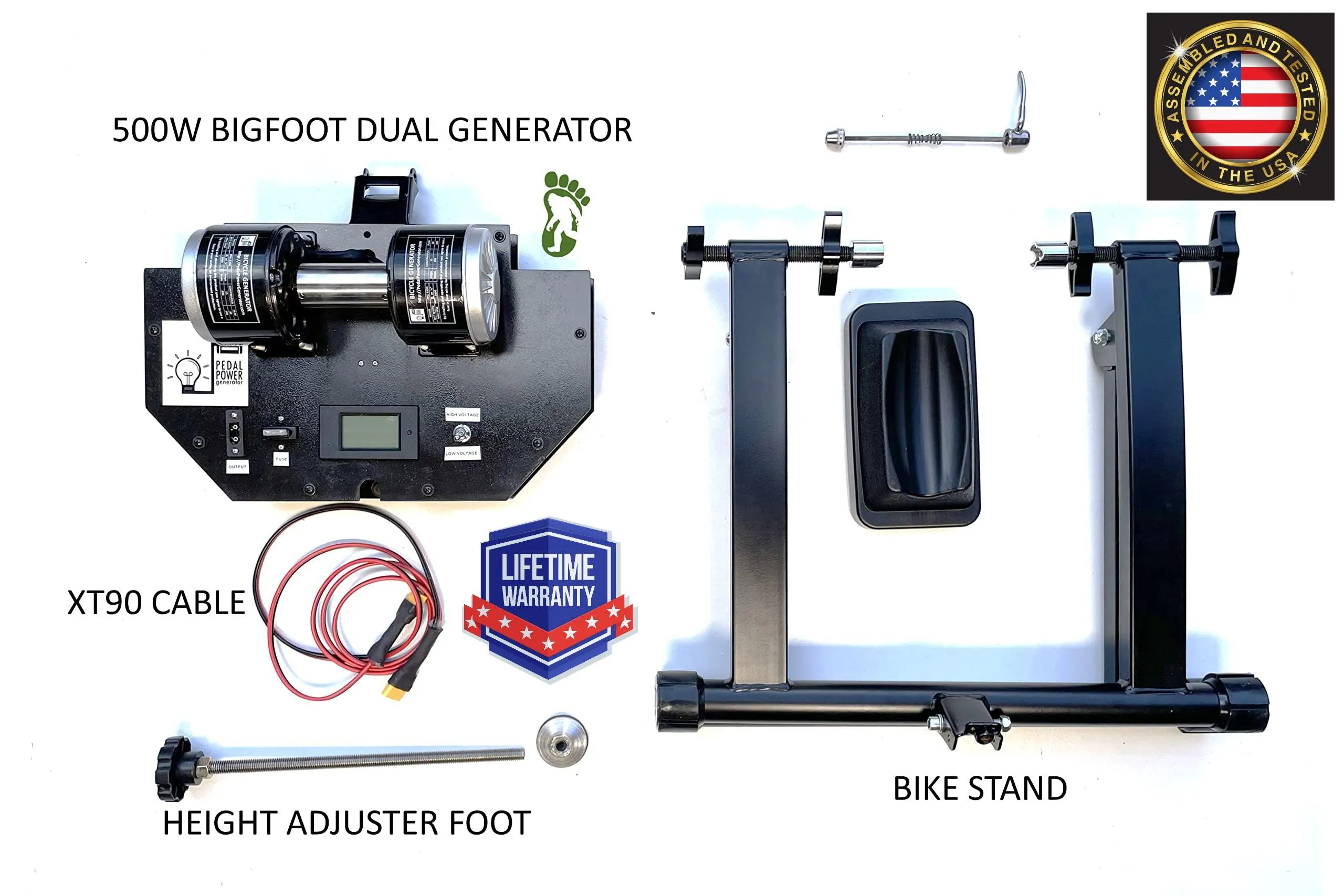 Pedal Power Generator Bigfoot™ Bike Generator Stand - Camo Model