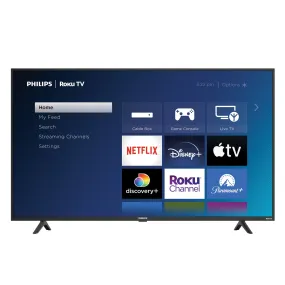 Philips 55" Class 4K Ultra HD (2160P) Roku Smart LED TV (55PFL5756/F7)