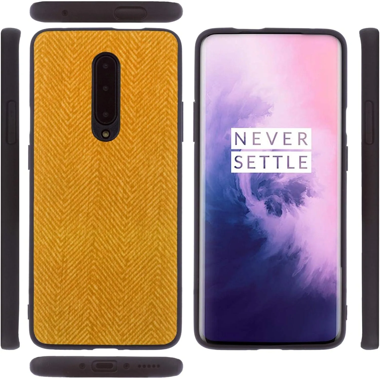 Phone Case for OnePlus 7 Pro. Yellow